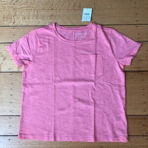 Crewcuts Girls 10-11 Short Sleeve Slub Pocket Tee